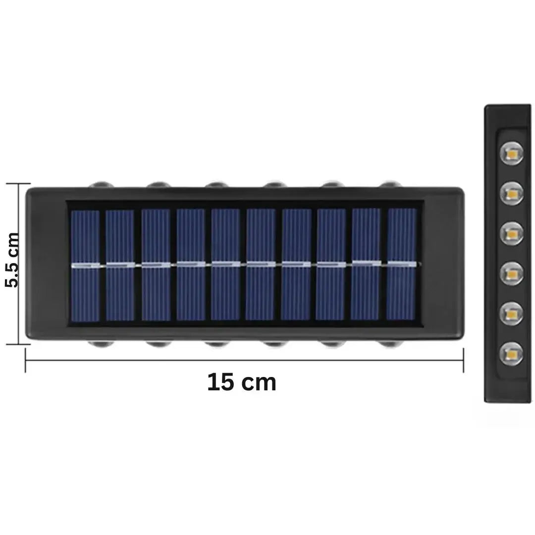 Zidno solarno svetlo 2kom