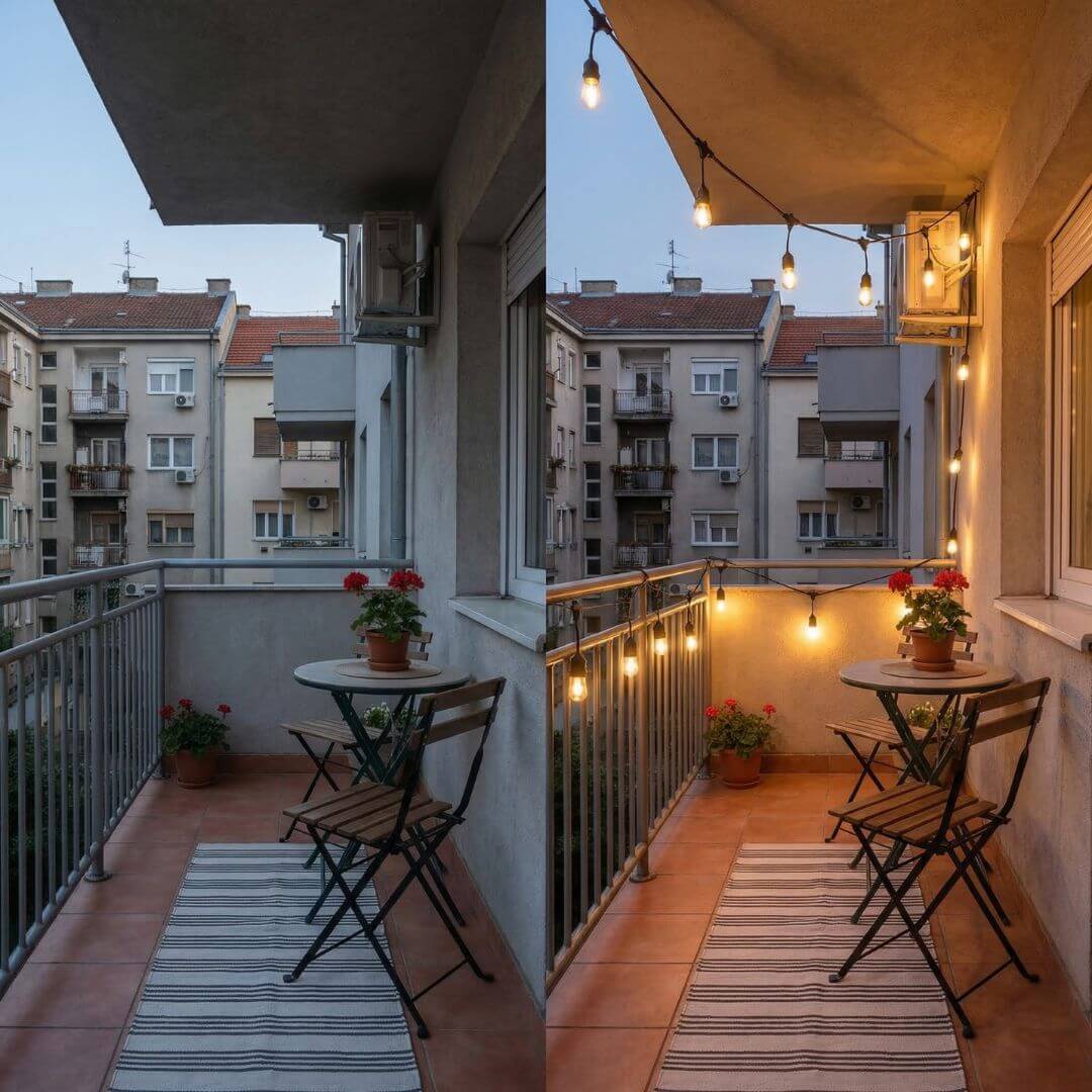 Viseća rasveta Vodootprni kabl i sijalice