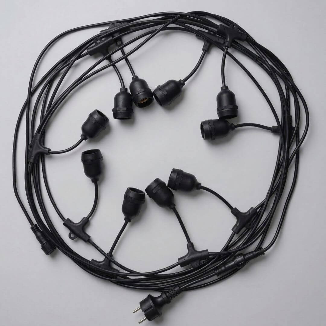 Viseća rasveta Vodootprni kabl i sijalice