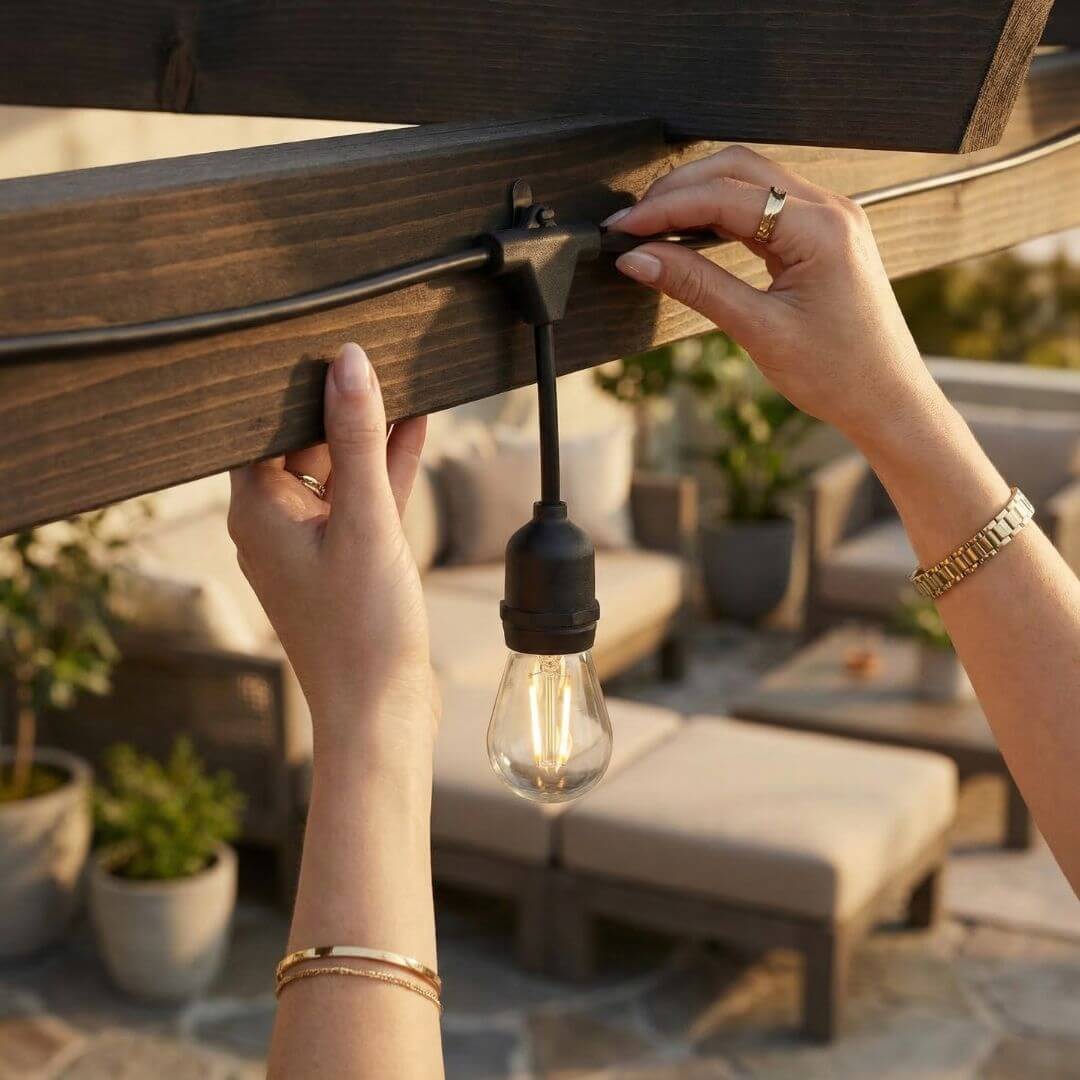 Viseća rasveta Vodootprni kabl i sijalice